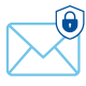 Envelope with a lock icon