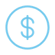 dollar sign icon