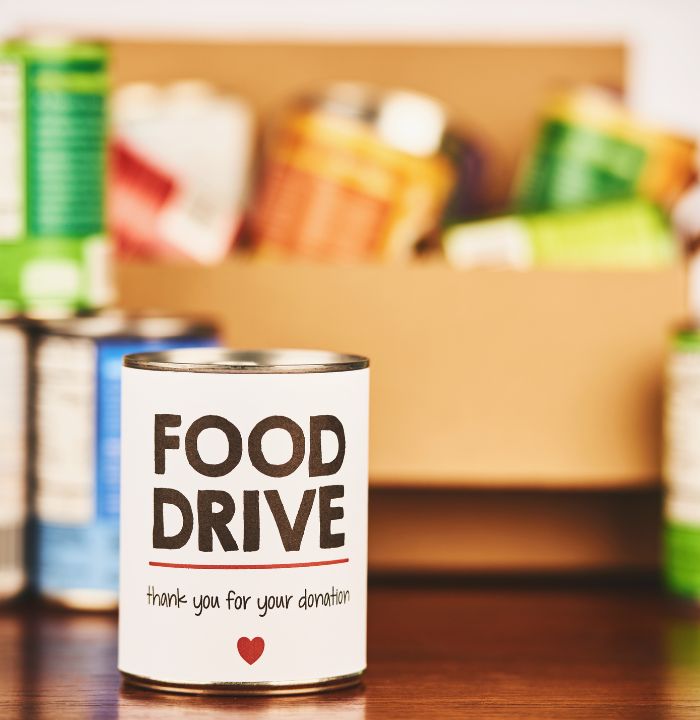 Food drive canned good
